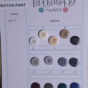 Bot&oacute;n pl&aacute;stico pantal&oacute;n